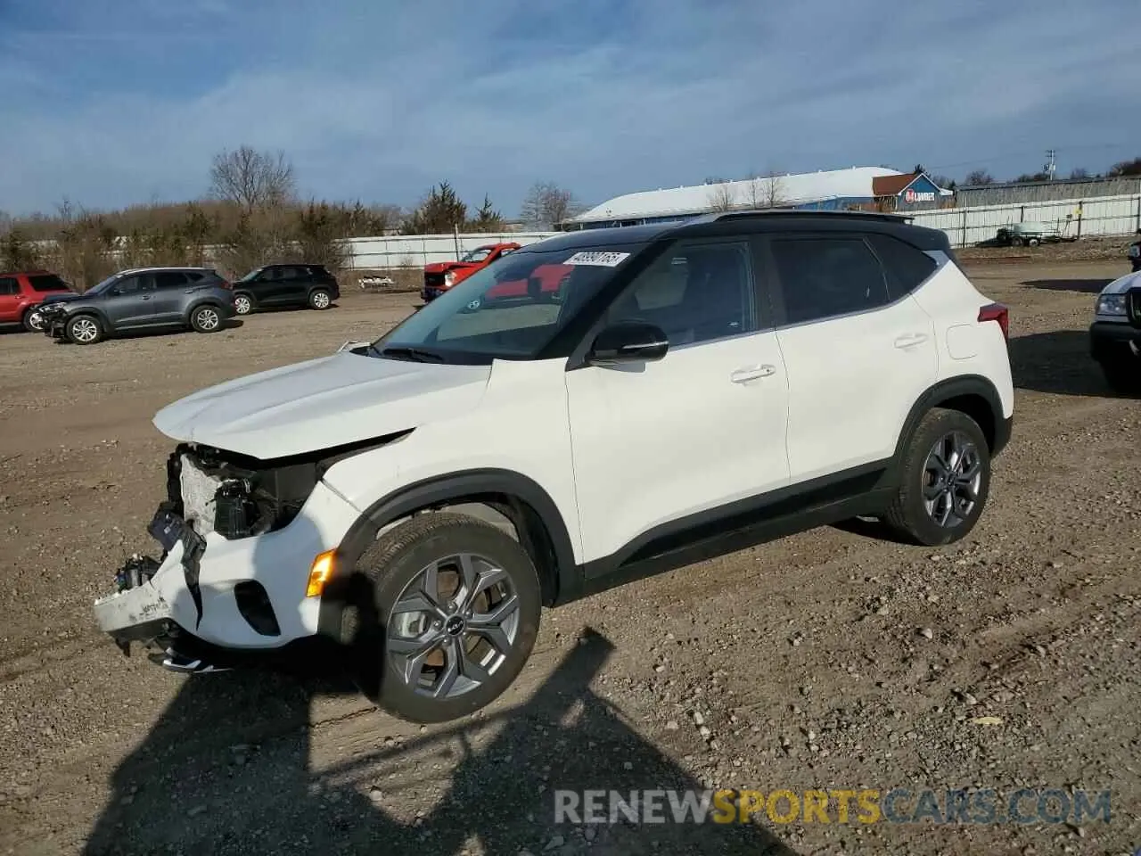 1 Photograph of a damaged car KNDEUCAA3R7581887 KIA SELTOS 2024