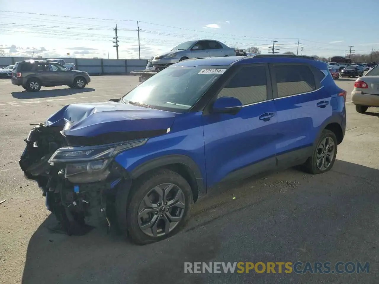 1 Photograph of a damaged car KNDEUCAA4R7485119 KIA SELTOS 2024