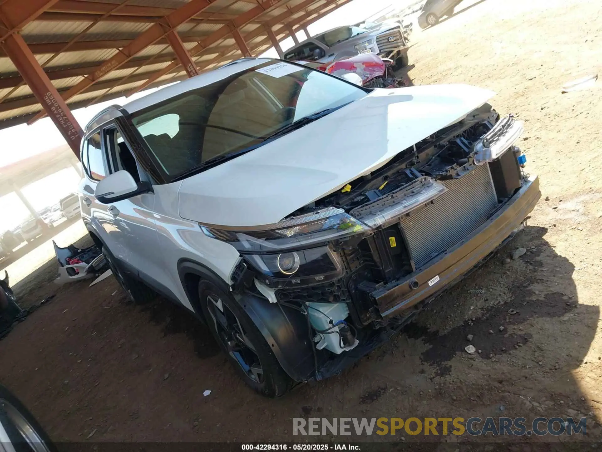 1 Photograph of a damaged car KNDER2AA0S7703414 KIA SELTOS 2025