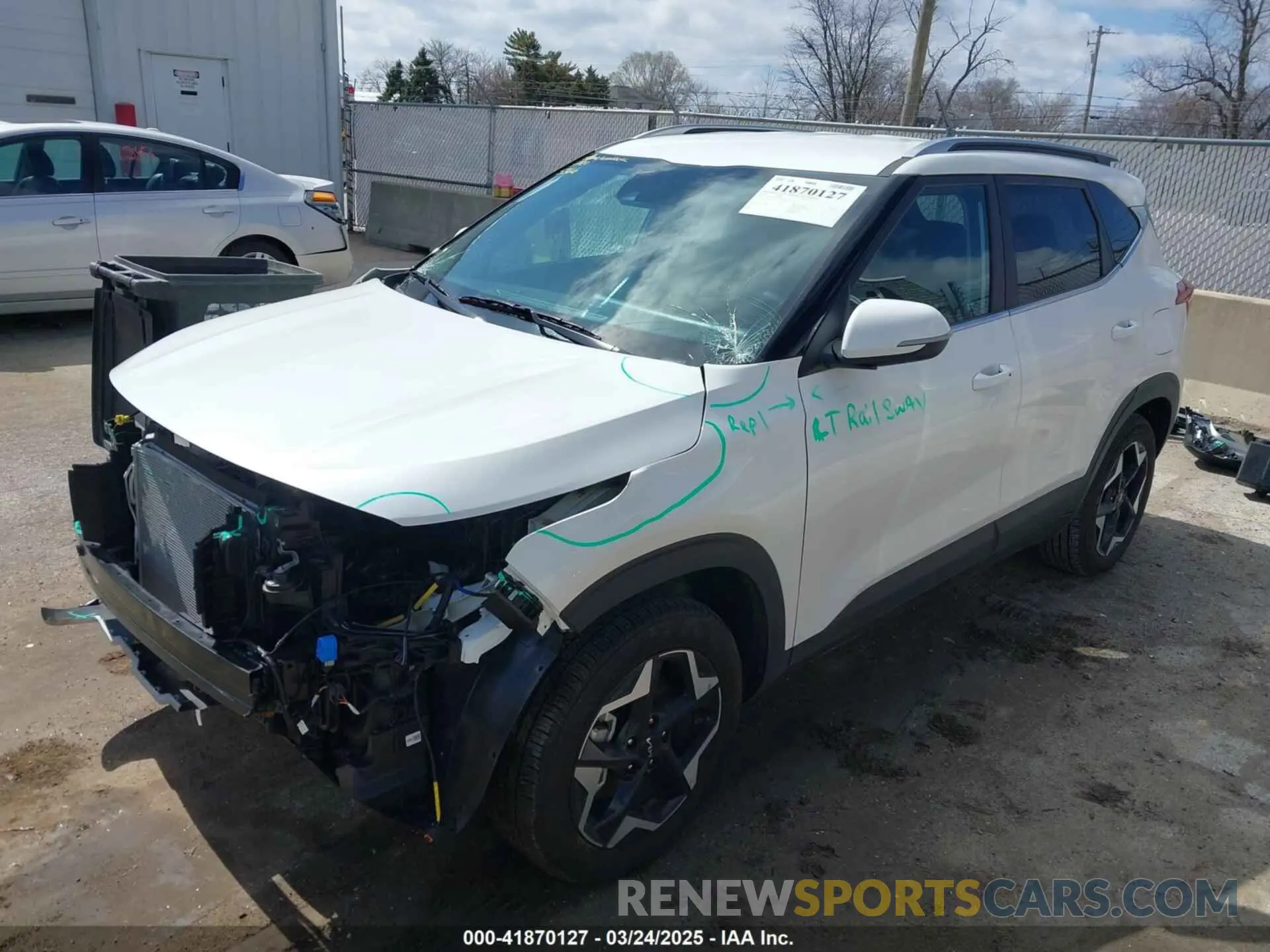 2 Photograph of a damaged car KNDERCAA5S7672568 KIA SELTOS 2025
