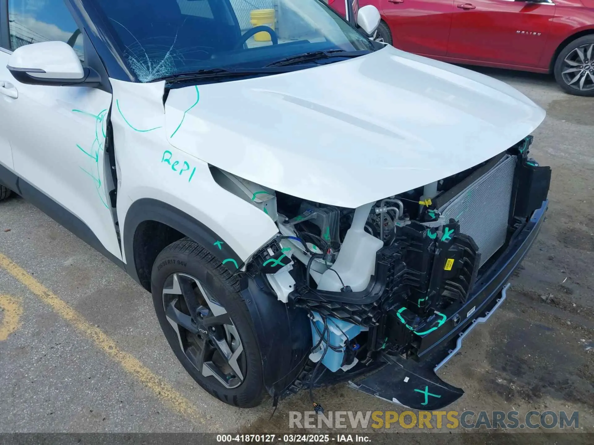 6 Photograph of a damaged car KNDERCAA5S7672568 KIA SELTOS 2025