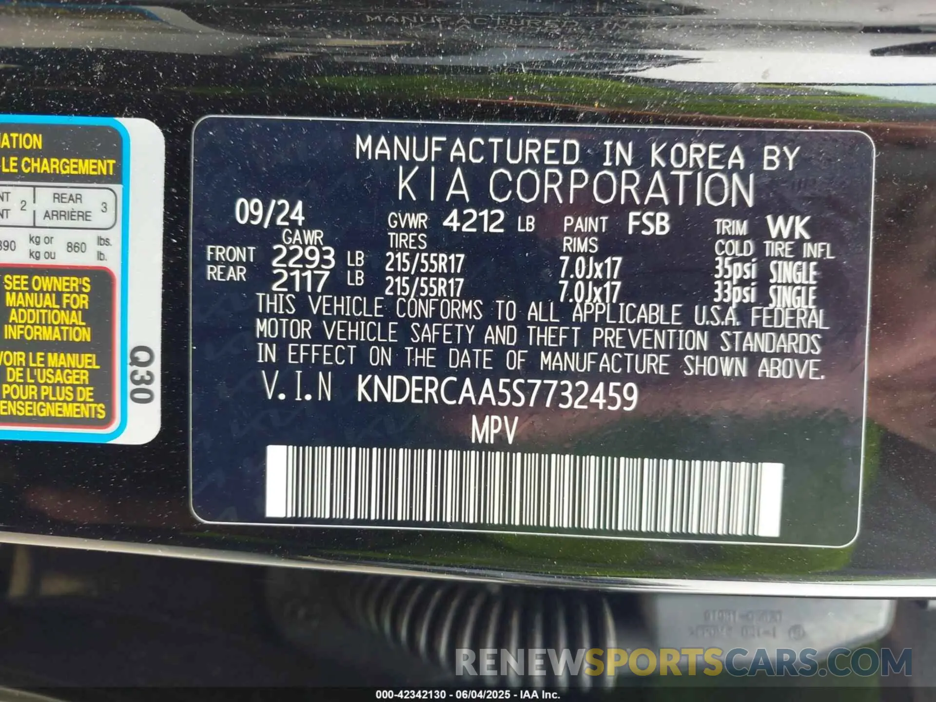 9 Photograph of a damaged car KNDERCAA5S7732459 KIA SELTOS 2025