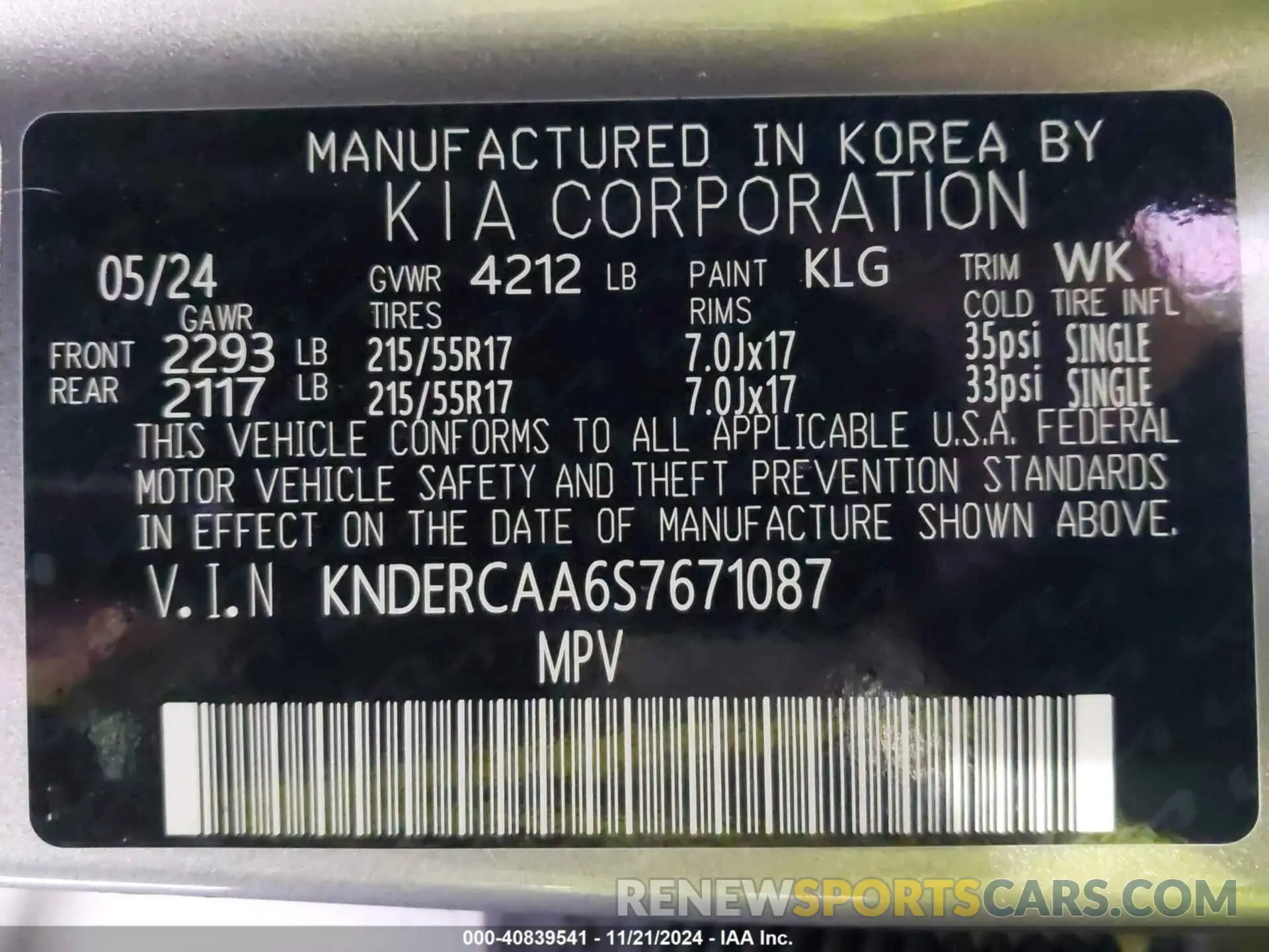 9 Photograph of a damaged car KNDERCAA6S7671087 KIA SELTOS 2025