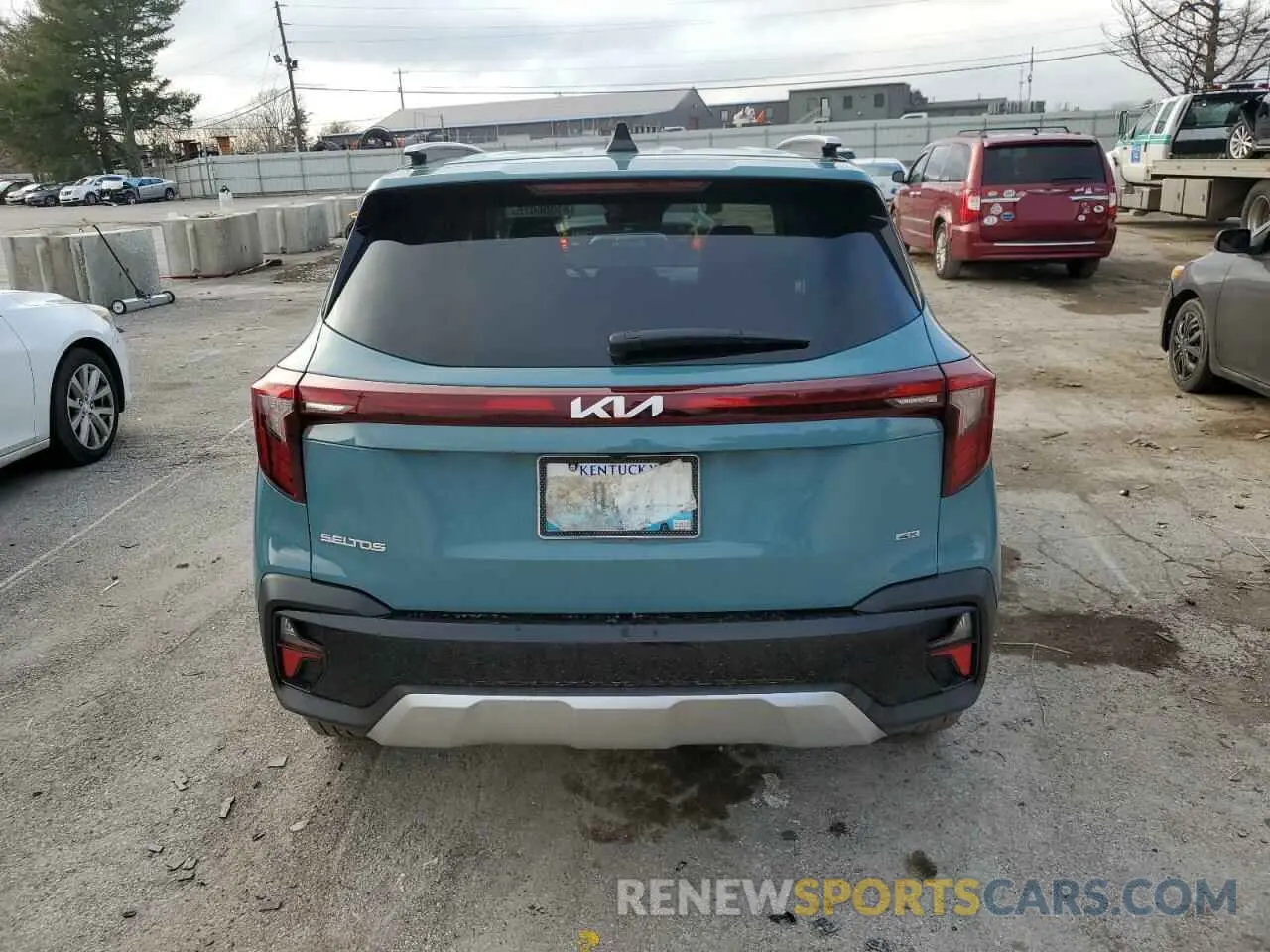 6 Photograph of a damaged car KNDERCAAXS7674526 KIA SELTOS 2025