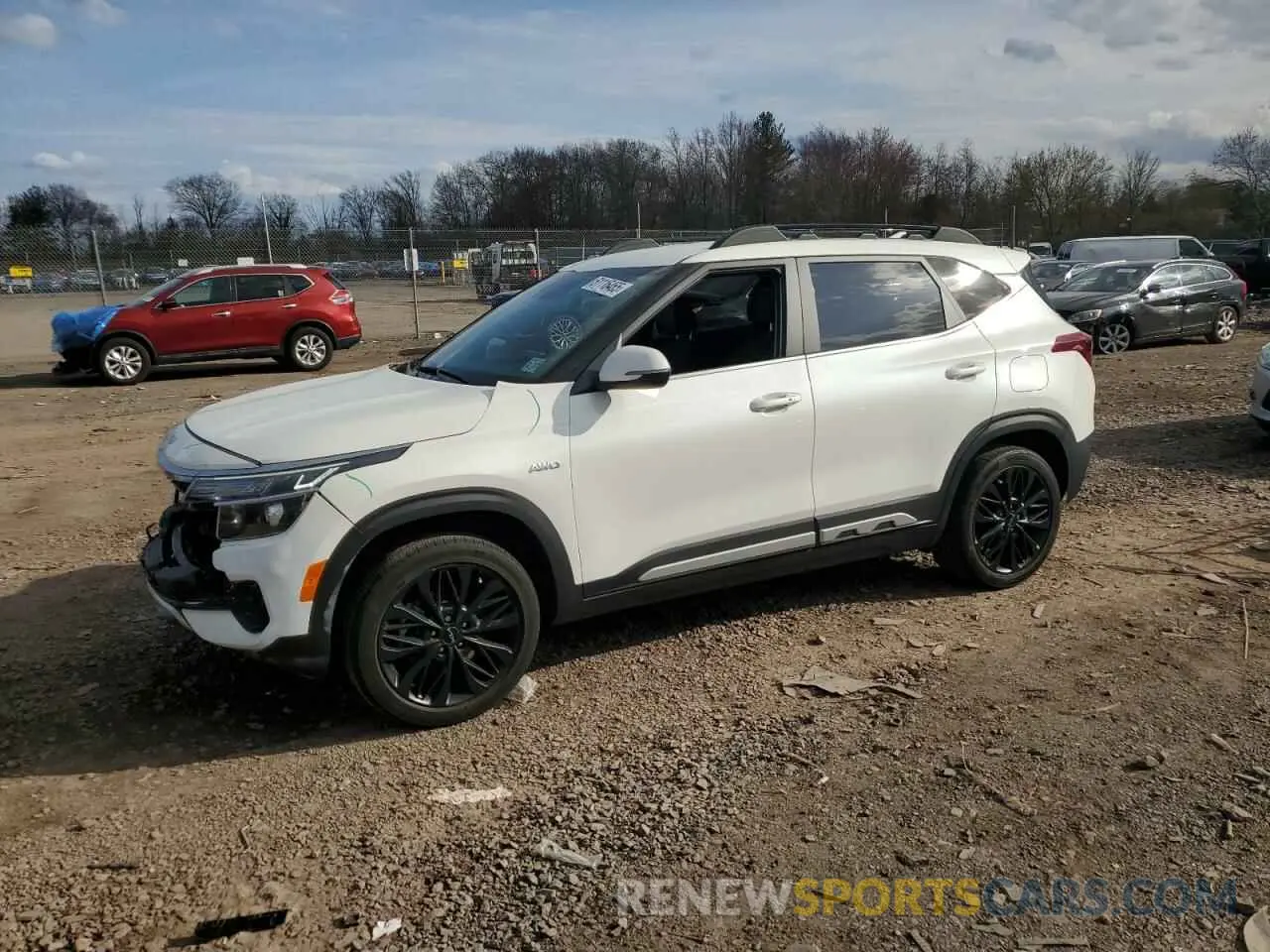 1 Photograph of a damaged car KNDEUCA22N7300021 KIA SELTOS NIG 2022
