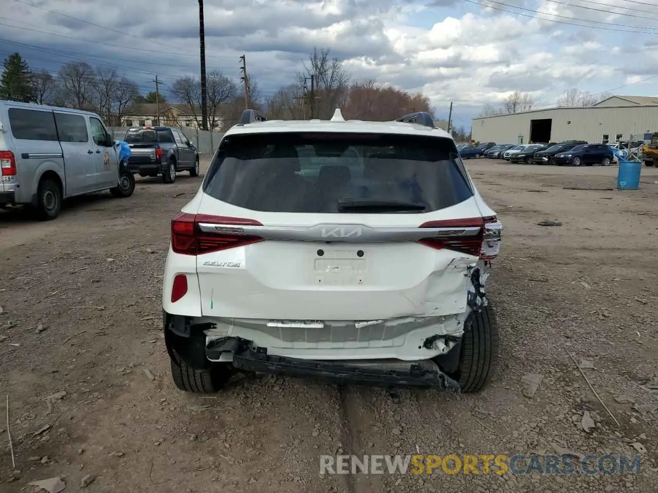 6 Photograph of a damaged car KNDEUCA22N7300021 KIA SELTOS NIG 2022