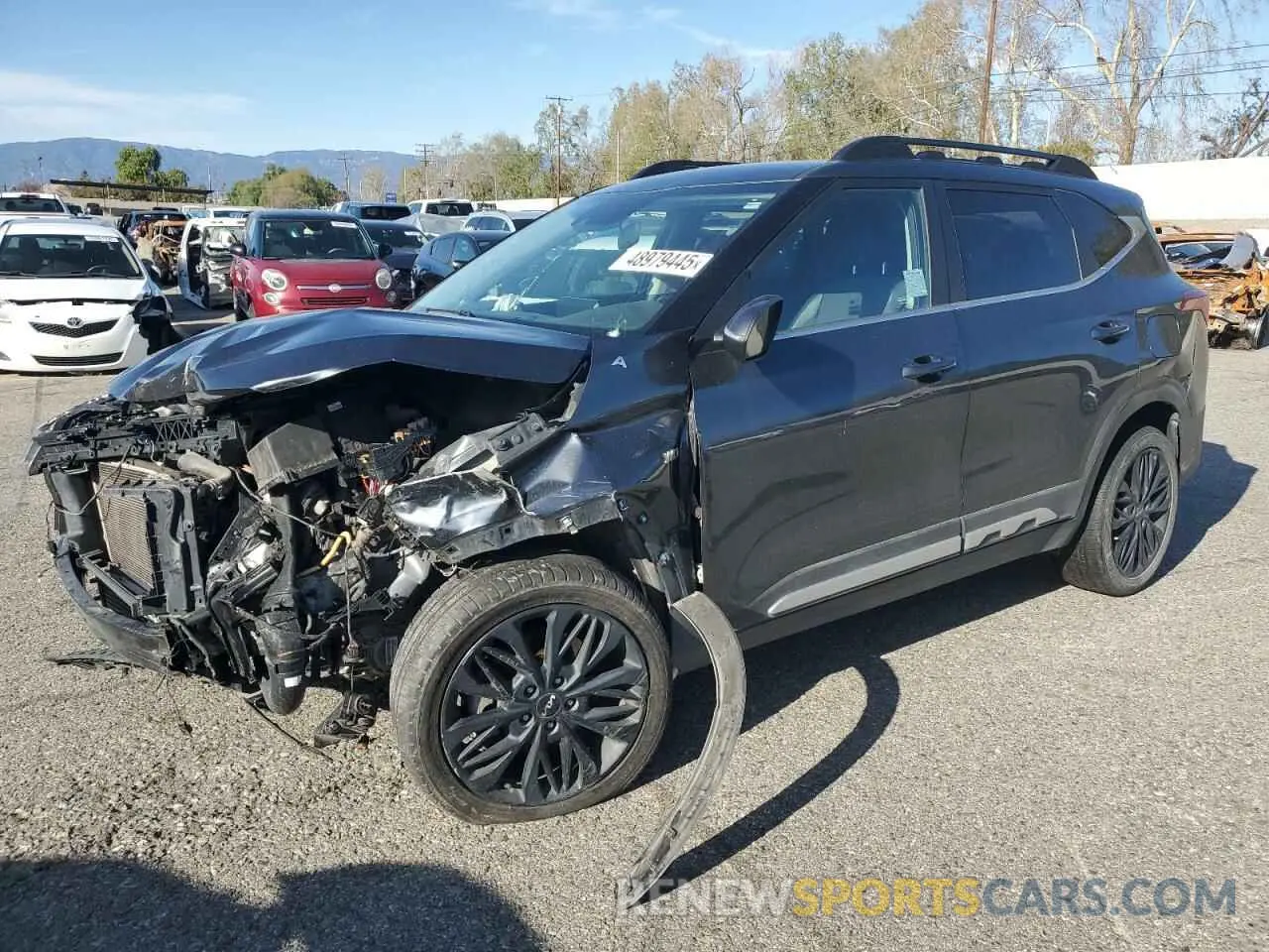 1 Photograph of a damaged car KNDEUCA27N7292367 KIA SELTOS NIG 2022