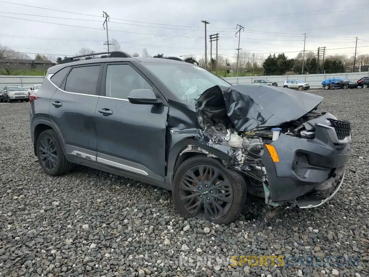 4 Photograph of a damaged car KNDEUCA24P7347845 KIA SELTOS NIG 2023