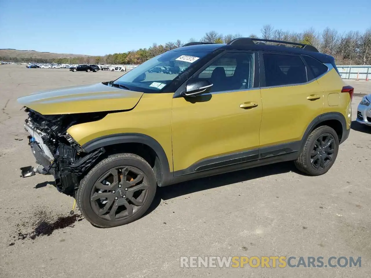 1 Photograph of a damaged car KNDEUCA71R7632324 KIA SELTOS X L 2024