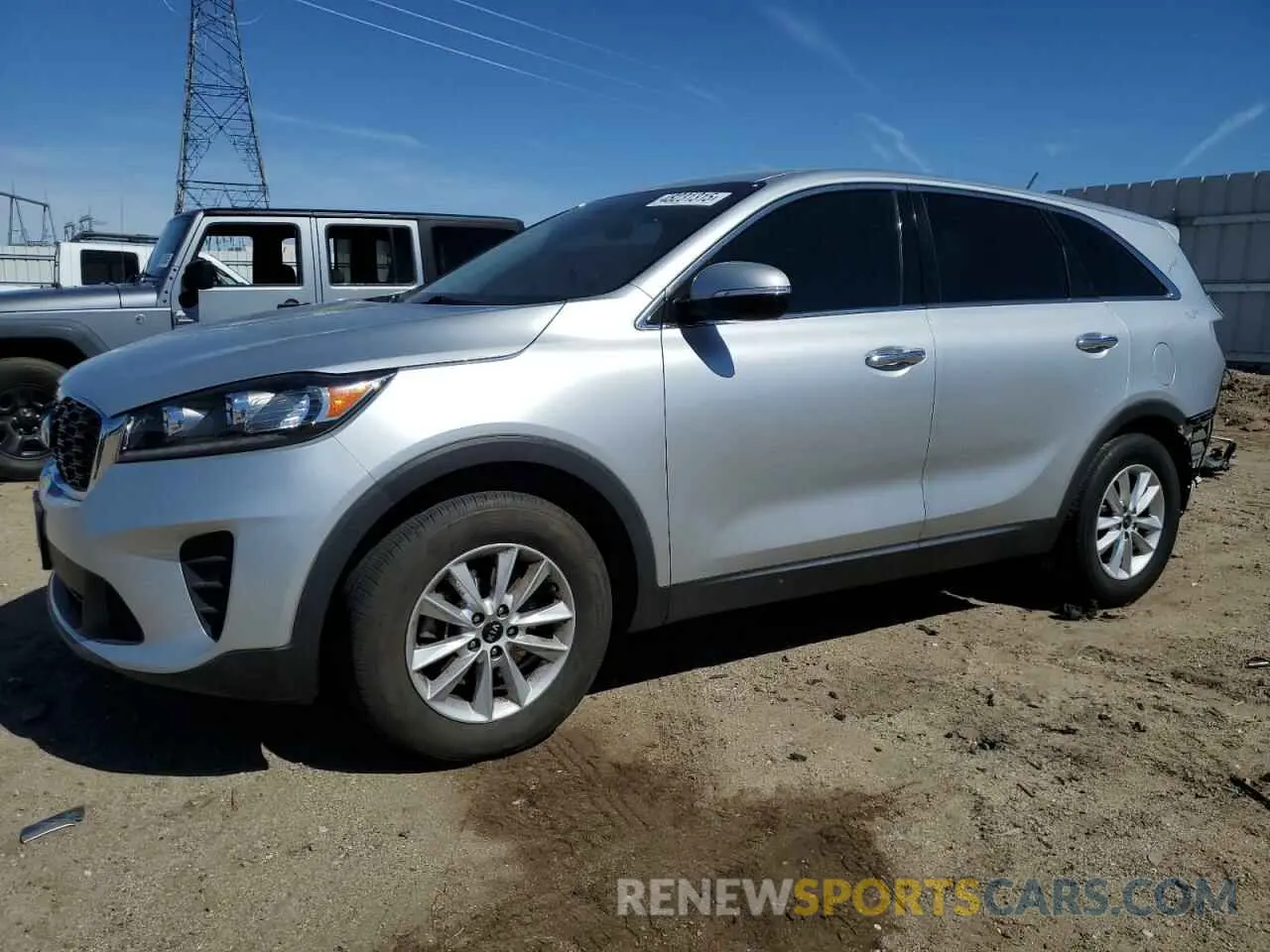 1 Photograph of a damaged car 5XYPG4A30KG449573 KIA SORENTO 2019