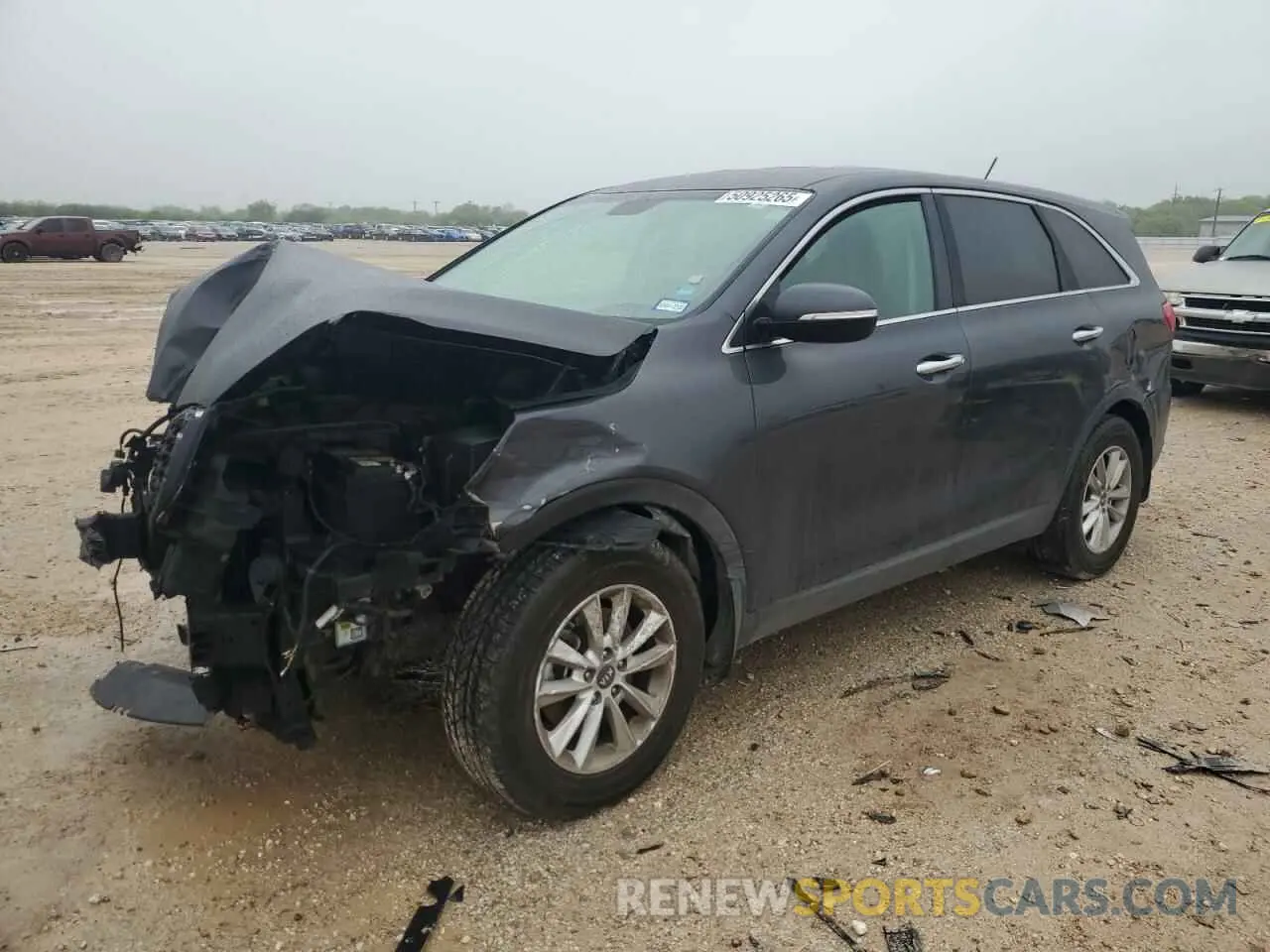 1 Photograph of a damaged car 5XYPG4A30KG457222 KIA SORENTO 2019
