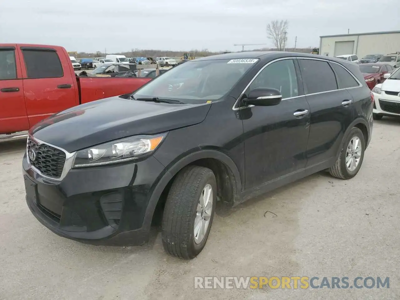 1 Photograph of a damaged car 5XYPG4A30KG477843 KIA SORENTO 2019