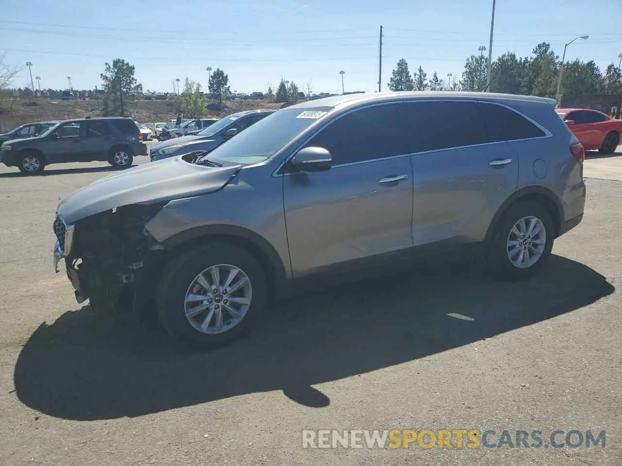 1 Photograph of a damaged car 5XYPG4A30KG551908 KIA SORENTO 2019