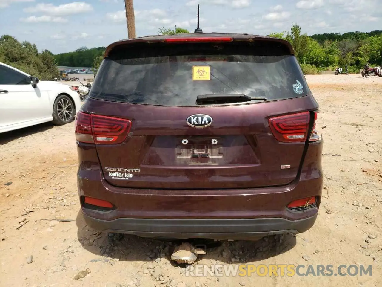 6 Photograph of a damaged car 5XYPG4A30KG571530 KIA SORENTO 2019