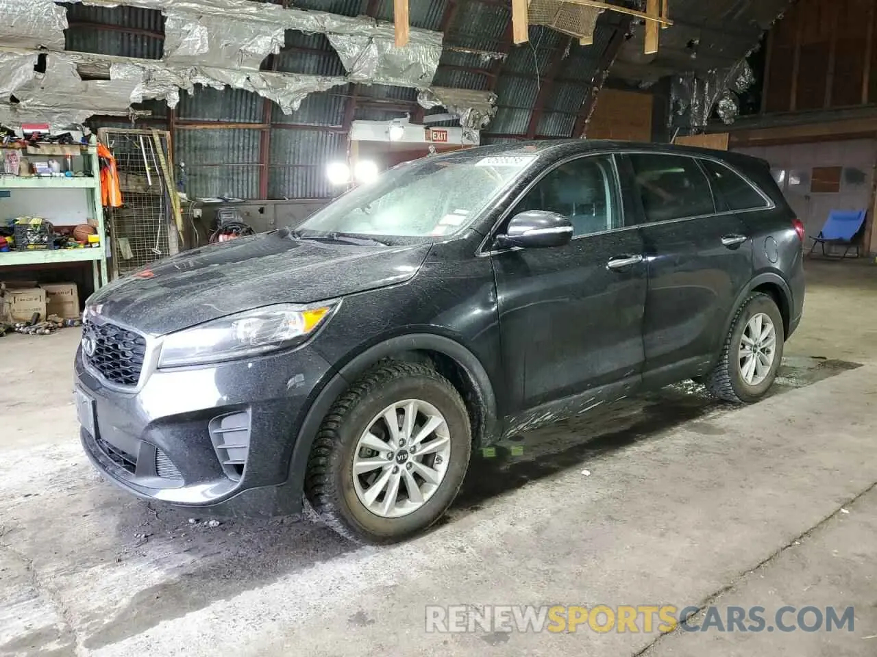 1 Photograph of a damaged car 5XYPG4A30KG595620 KIA SORENTO 2019