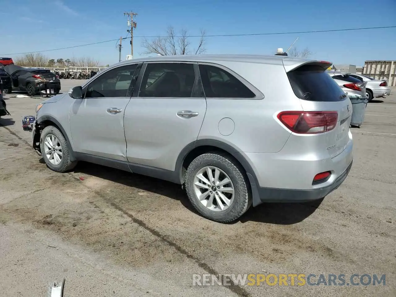 2 Photograph of a damaged car 5XYPG4A30KG610486 KIA SORENTO 2019