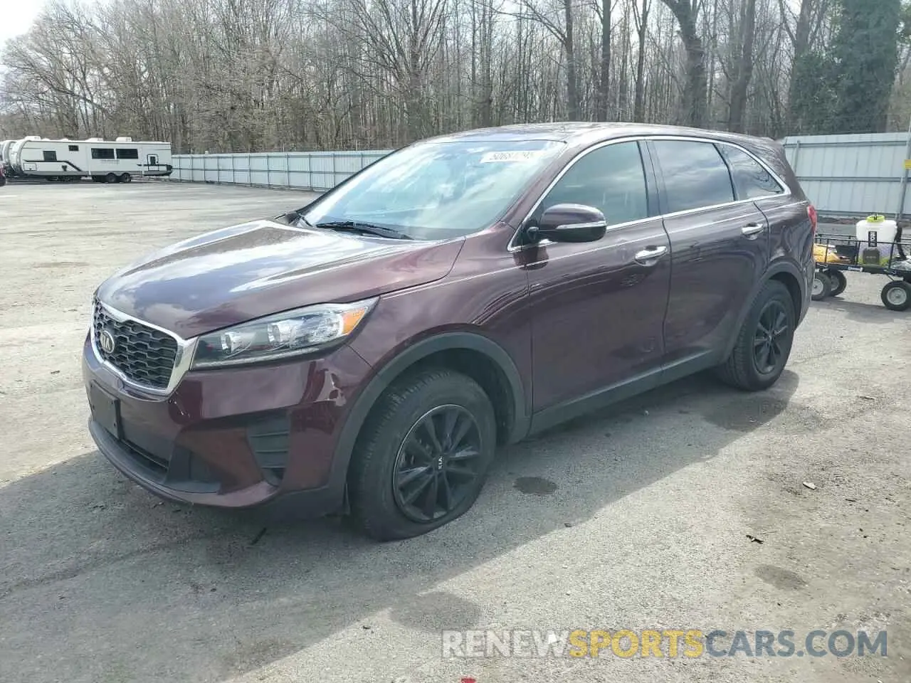 1 Photograph of a damaged car 5XYPG4A31KG511840 KIA SORENTO 2019