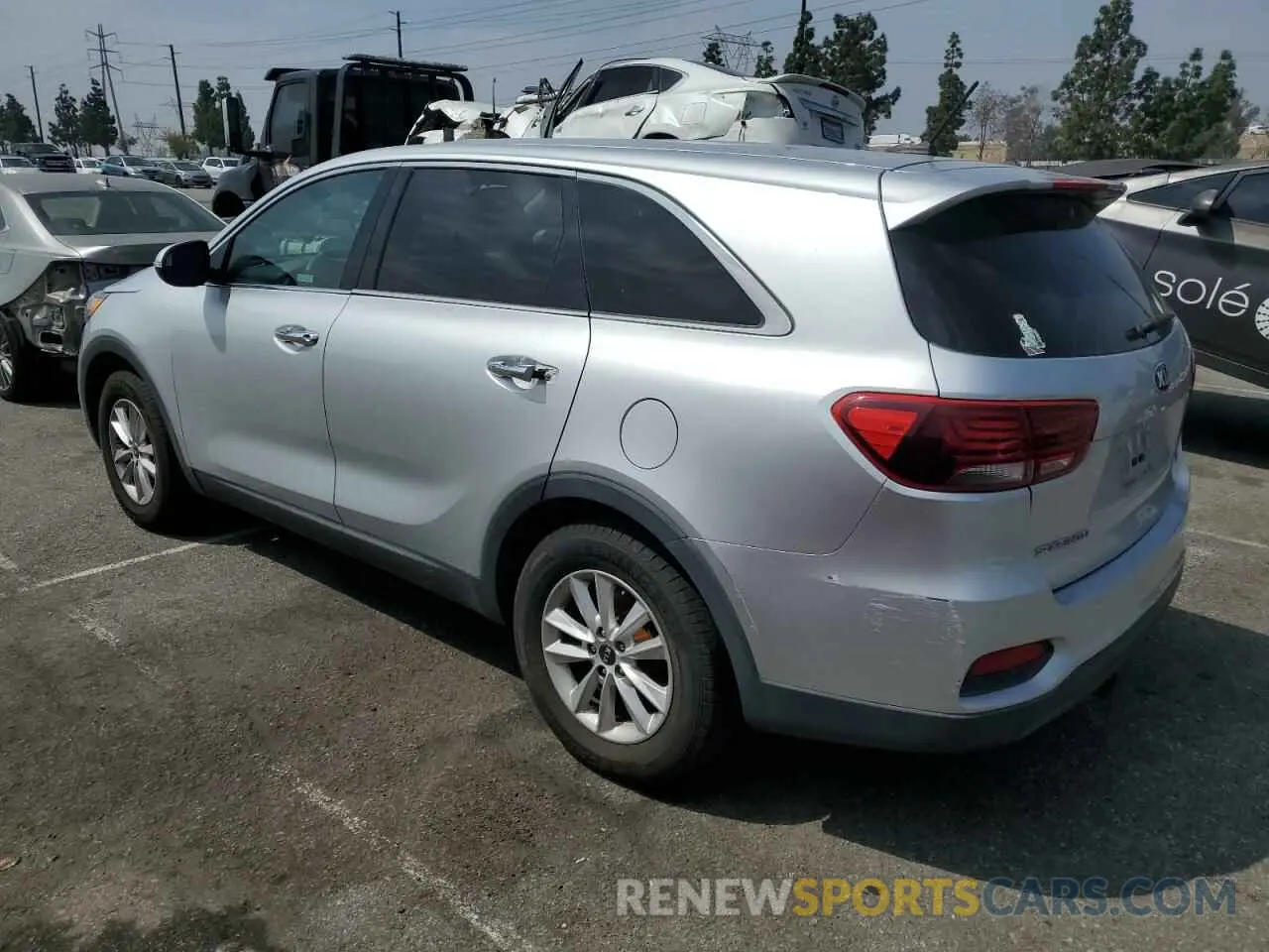 2 Photograph of a damaged car 5XYPG4A31KG555272 KIA SORENTO 2019