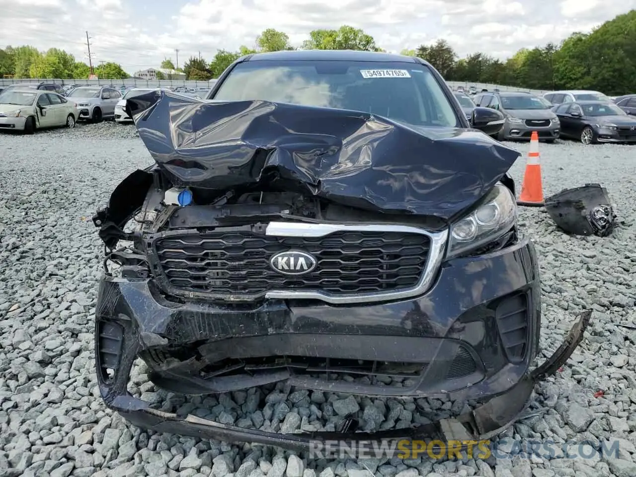 5 Photograph of a damaged car 5XYPG4A31KG586005 KIA SORENTO 2019