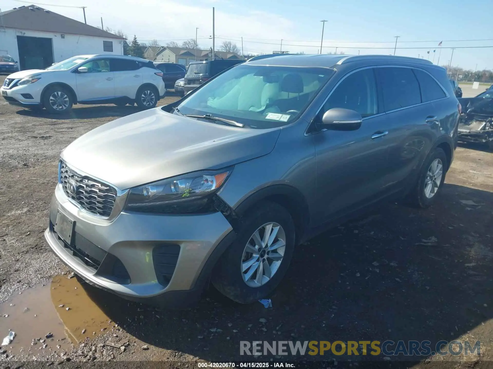 2 Photograph of a damaged car 5XYPG4A32KG436114 KIA SORENTO 2019