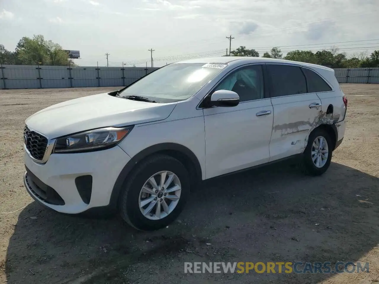1 Photograph of a damaged car 5XYPG4A32KG502032 KIA SORENTO 2019