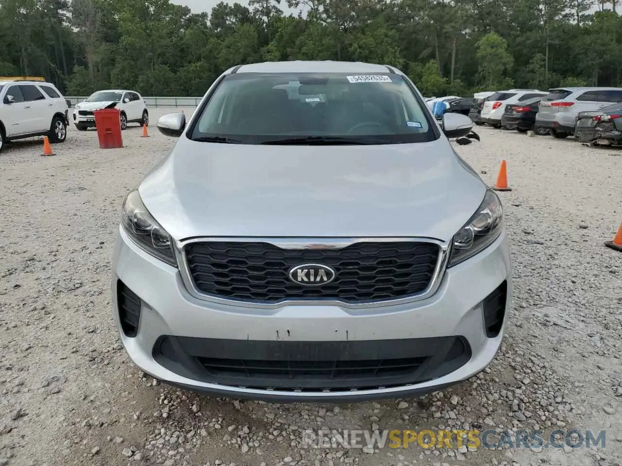 5 Photograph of a damaged car 5XYPG4A32KG510681 KIA SORENTO 2019
