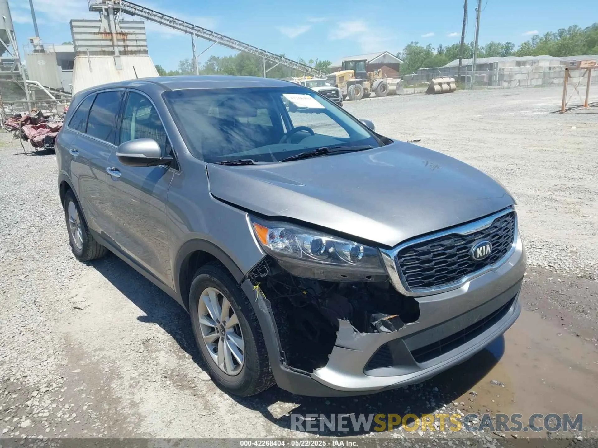 1 Photograph of a damaged car 5XYPG4A32KG513726 KIA SORENTO 2019