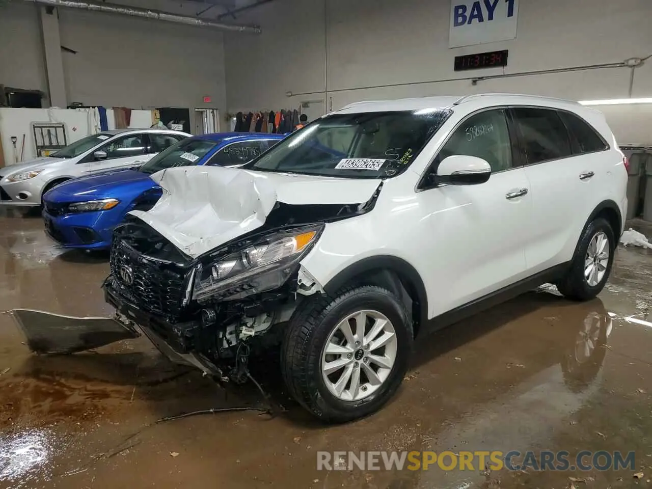 1 Photograph of a damaged car 5XYPG4A33KG439765 KIA SORENTO 2019