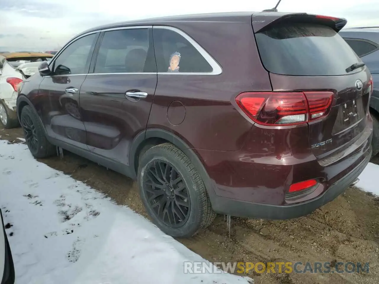 2 Photograph of a damaged car 5XYPG4A33KG523813 KIA SORENTO 2019