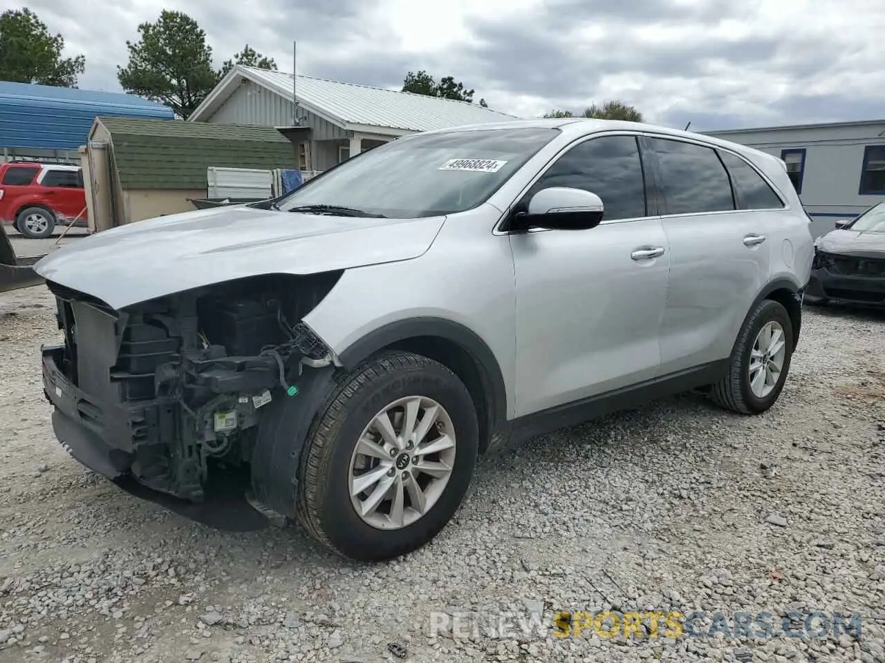 1 Photograph of a damaged car 5XYPG4A33KG579590 KIA SORENTO 2019