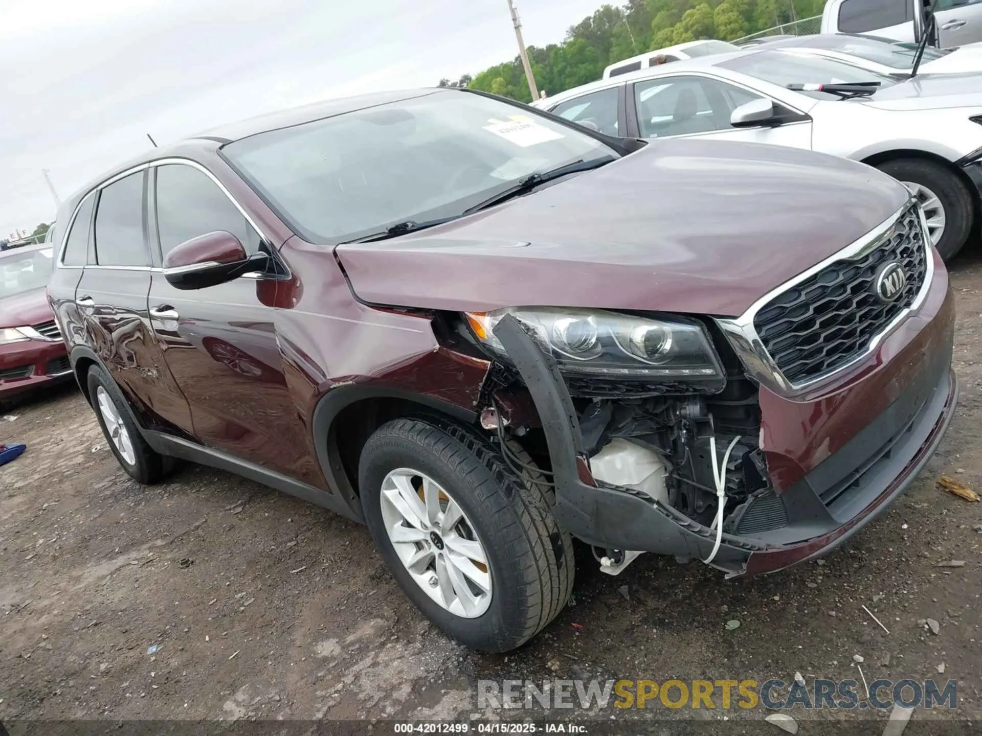 1 Photograph of a damaged car 5XYPG4A34KG510570 KIA SORENTO 2019