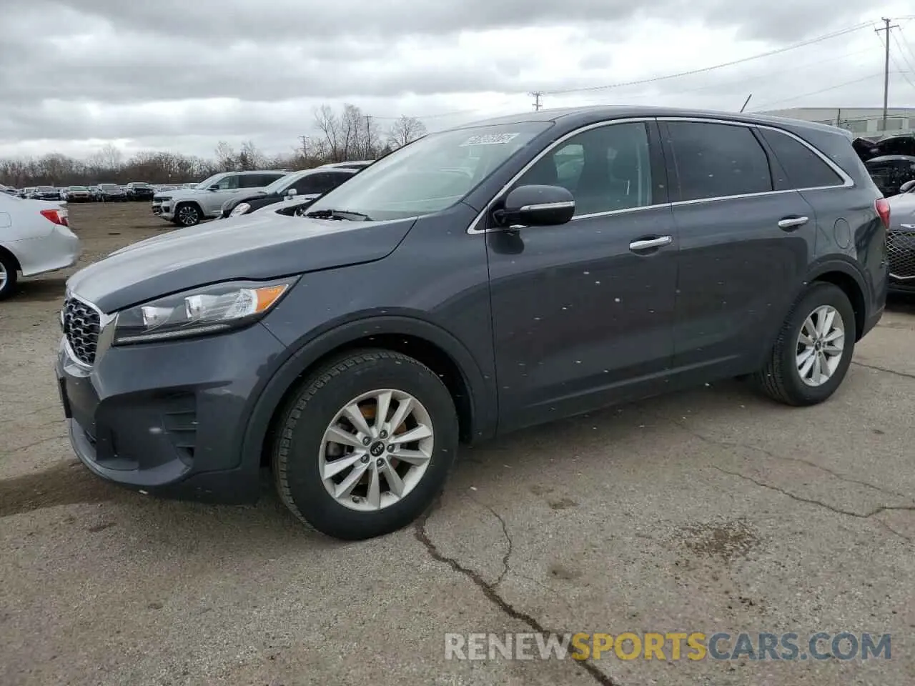 1 Photograph of a damaged car 5XYPG4A35KG523361 KIA SORENTO 2019