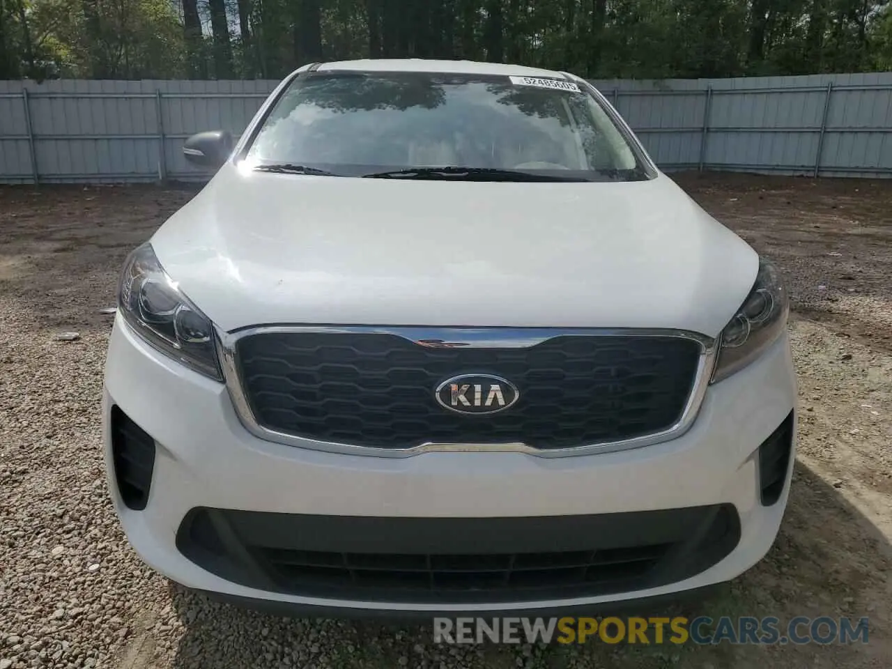 5 Photograph of a damaged car 5XYPG4A35KG605719 KIA SORENTO 2019
