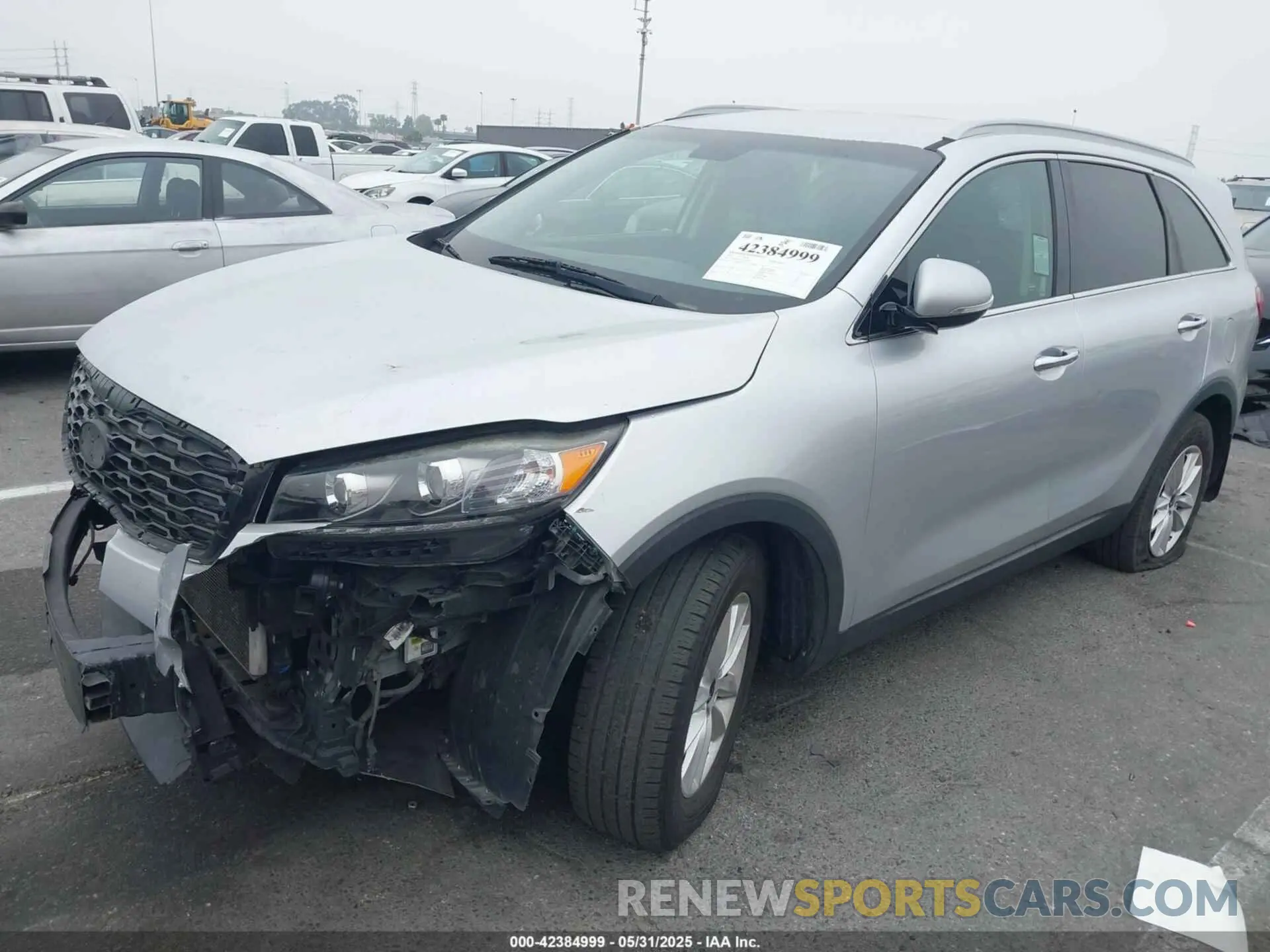 2 Photograph of a damaged car 5XYPG4A36KG438741 KIA SORENTO 2019