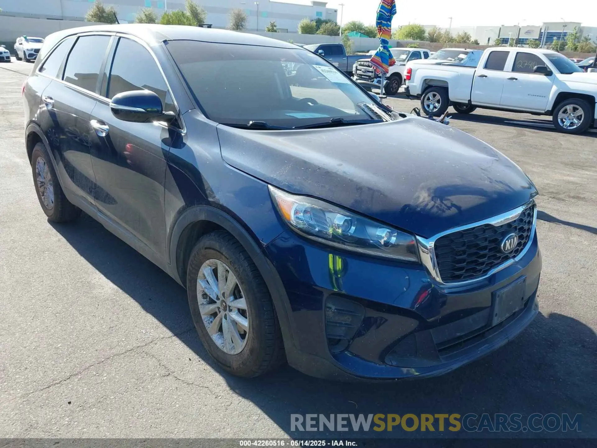 1 Photograph of a damaged car 5XYPG4A36KG529394 KIA SORENTO 2019