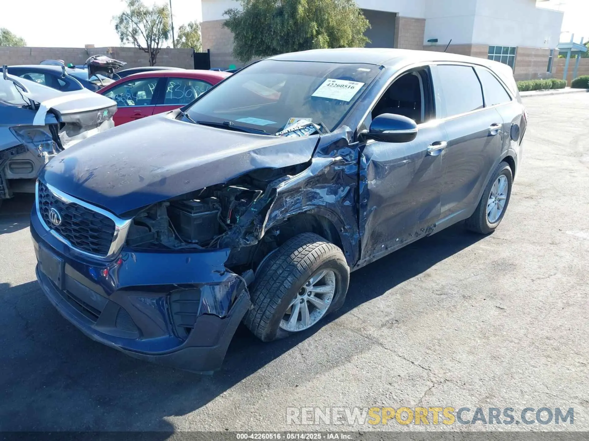 2 Photograph of a damaged car 5XYPG4A36KG529394 KIA SORENTO 2019