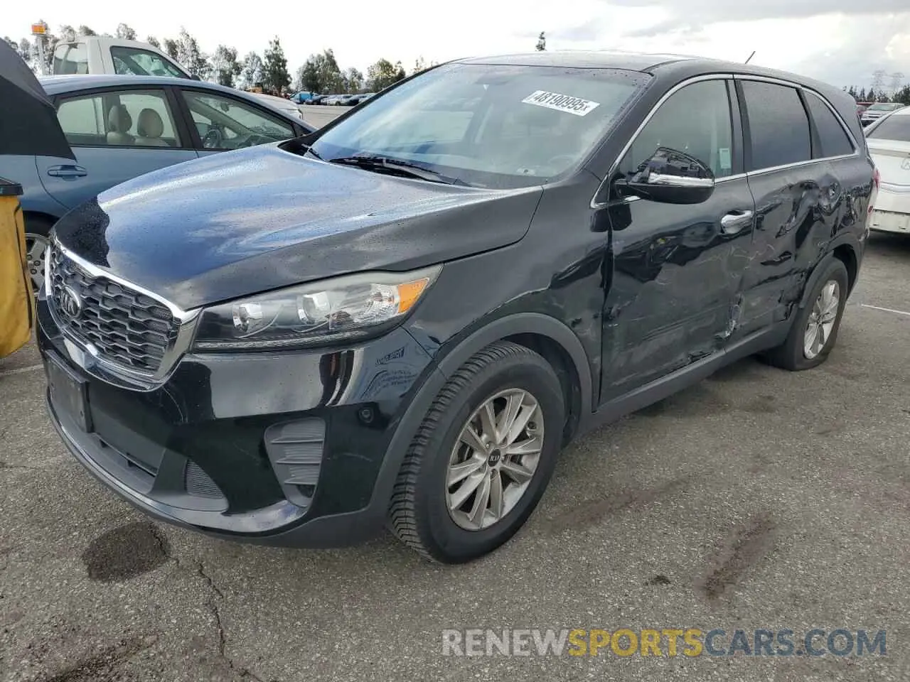 1 Photograph of a damaged car 5XYPG4A36KG568194 KIA SORENTO 2019