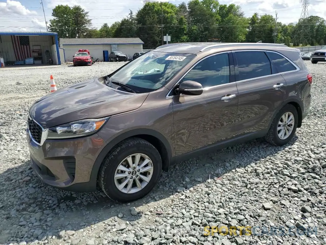1 Photograph of a damaged car 5XYPG4A37KG478648 KIA SORENTO 2019