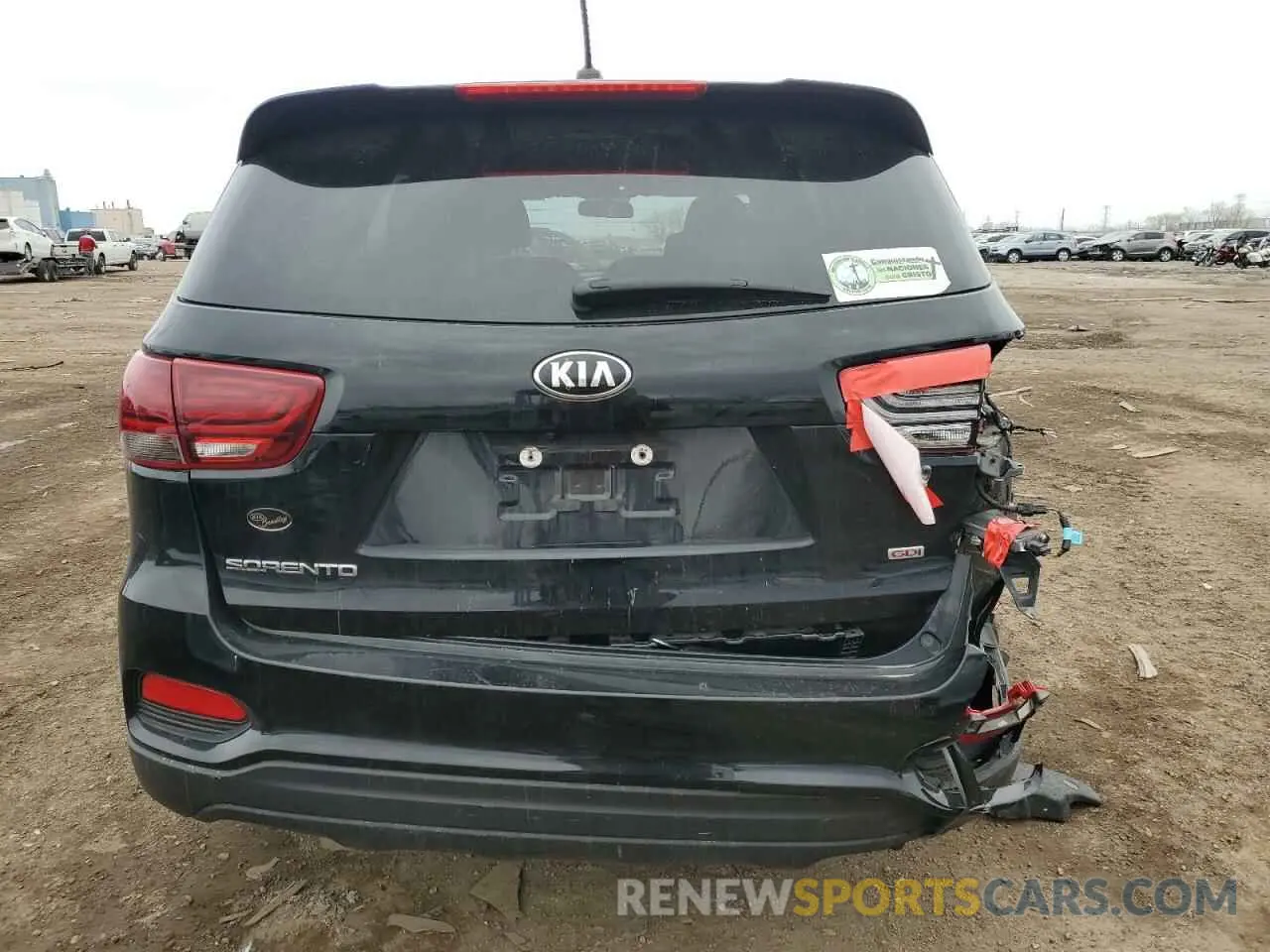 6 Photograph of a damaged car 5XYPG4A37KG500034 KIA SORENTO 2019