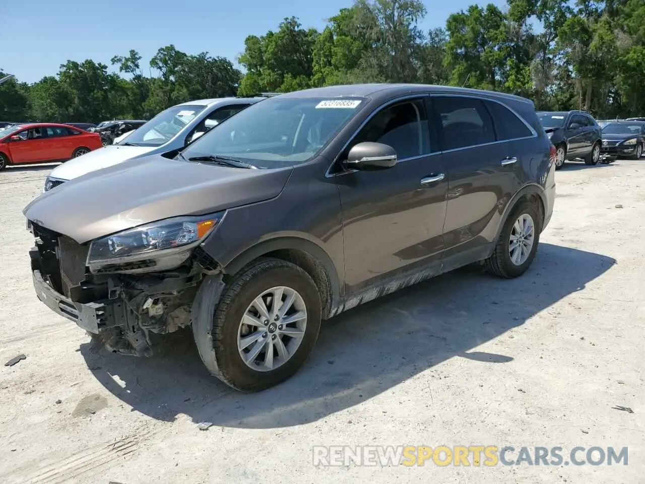 1 Photograph of a damaged car 5XYPG4A37KG508702 KIA SORENTO 2019