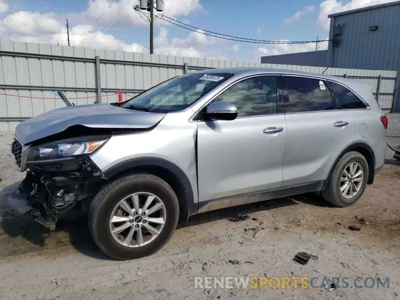 1 Photograph of a damaged car 5XYPG4A37KG516816 KIA SORENTO 2019