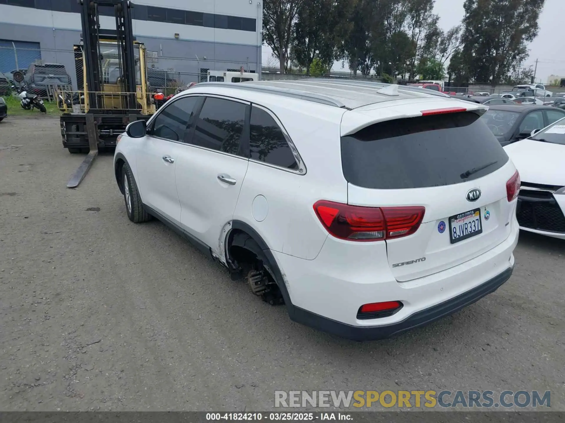 3 Photograph of a damaged car 5XYPG4A37KG524608 KIA SORENTO 2019