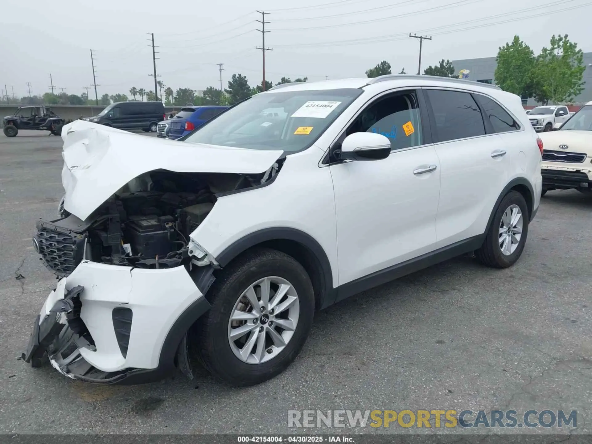2 Photograph of a damaged car 5XYPG4A37KG589572 KIA SORENTO 2019