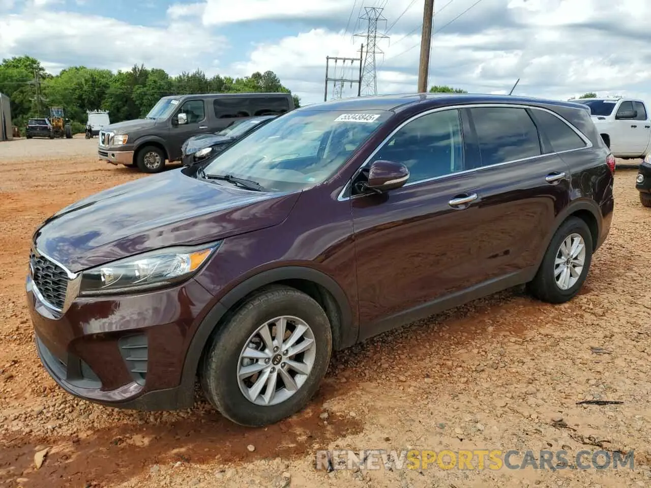 1 Photograph of a damaged car 5XYPG4A38KG466279 KIA SORENTO 2019