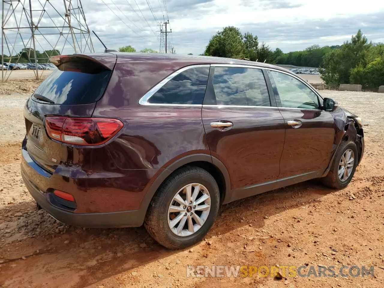 3 Photograph of a damaged car 5XYPG4A38KG466279 KIA SORENTO 2019