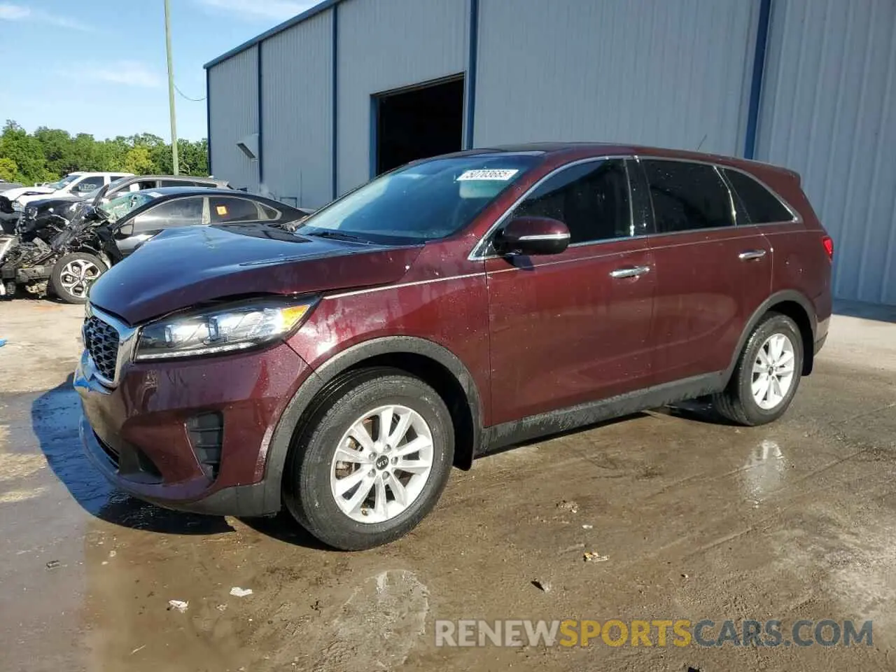 1 Photograph of a damaged car 5XYPG4A38KG517845 KIA SORENTO 2019