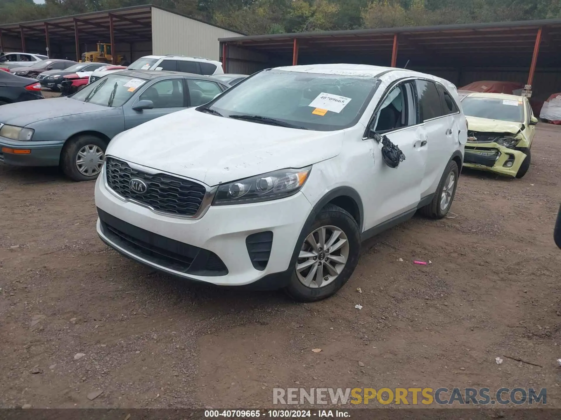 2 Photograph of a damaged car 5XYPG4A38KG521572 KIA SORENTO 2019