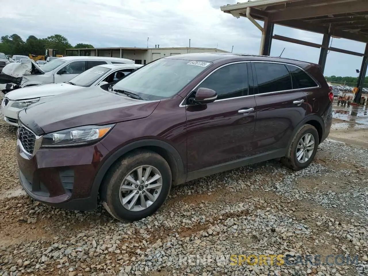 1 Photograph of a damaged car 5XYPG4A38KG539148 KIA SORENTO 2019