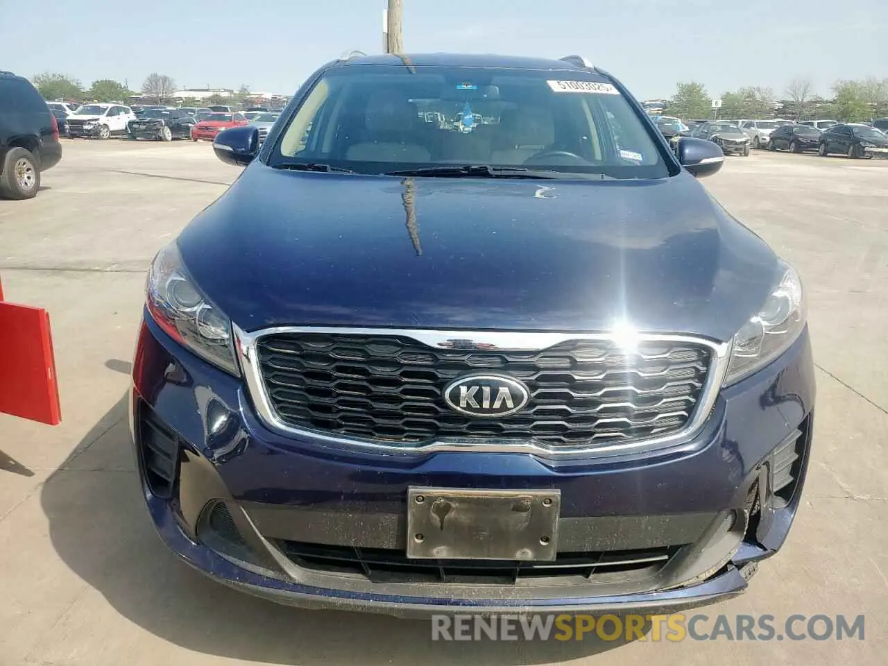 5 Photograph of a damaged car 5XYPG4A38KG596191 KIA SORENTO 2019