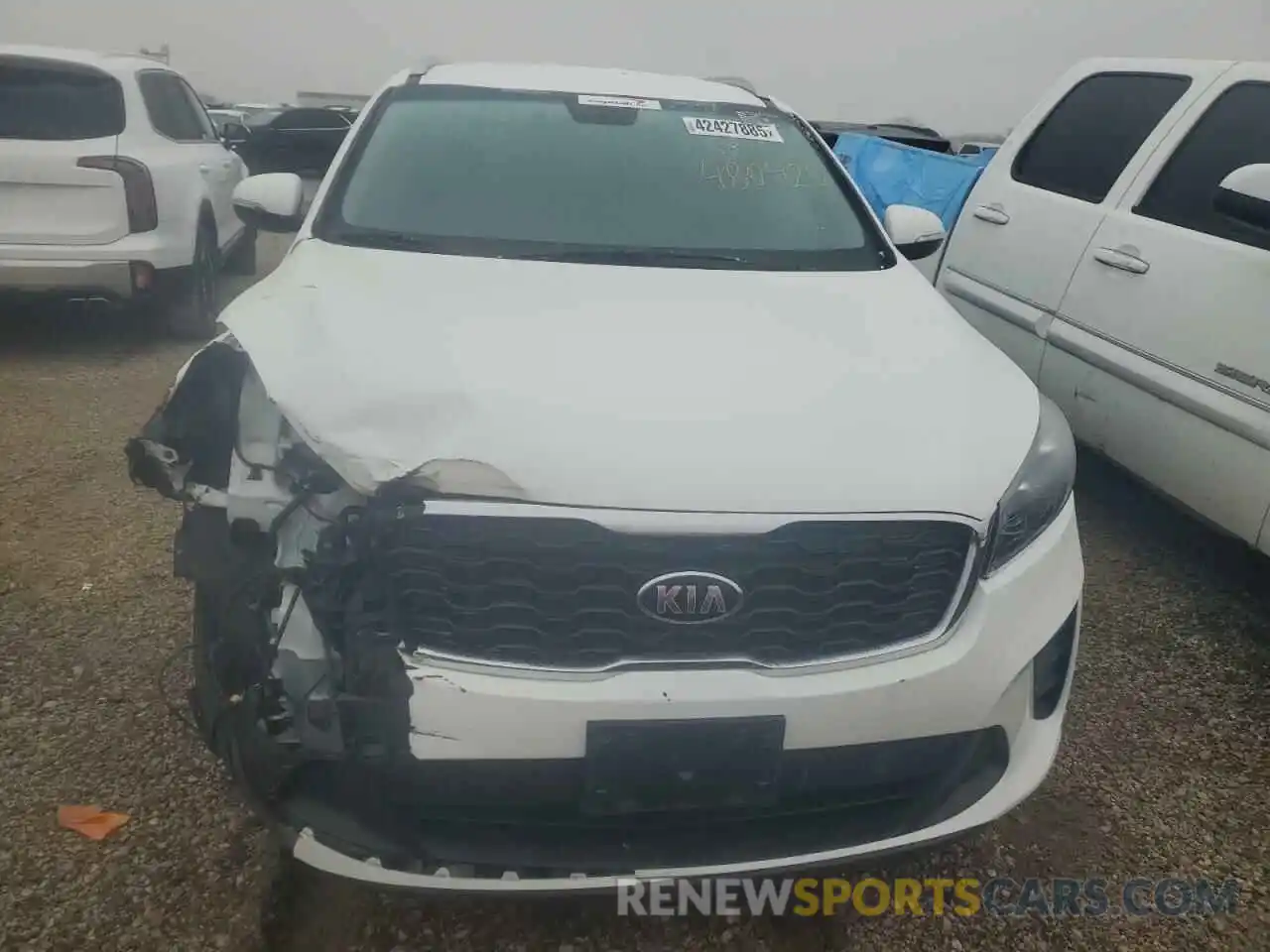 5 Photograph of a damaged car 5XYPG4A39KG480420 KIA SORENTO 2019